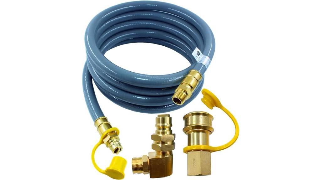 15 foot gas hose kit