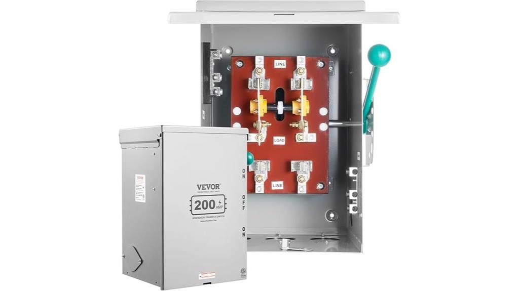 200 amp generator transfer switch