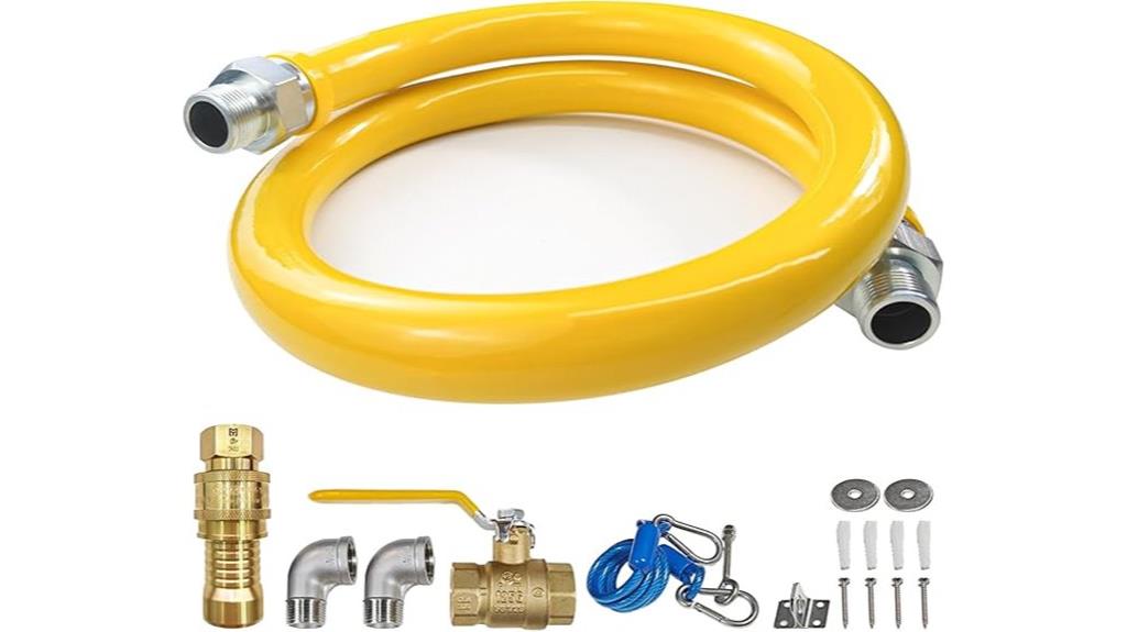 48 inch gas hose kit