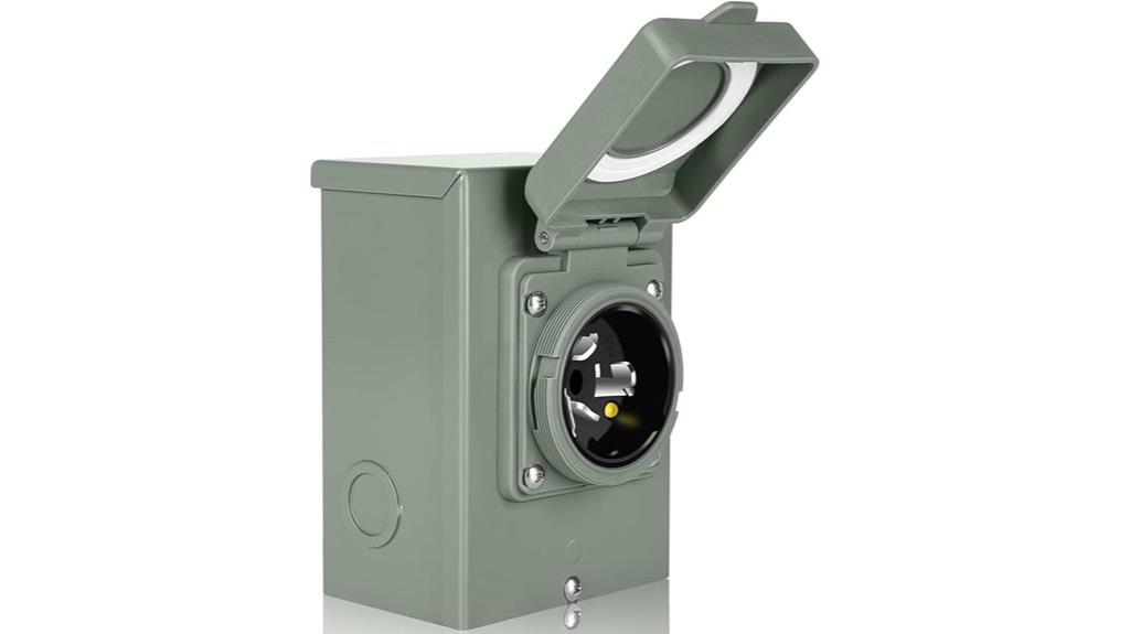 50 amp generator inlet box