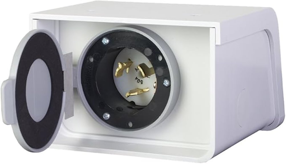 50 amp non metallic power inlet