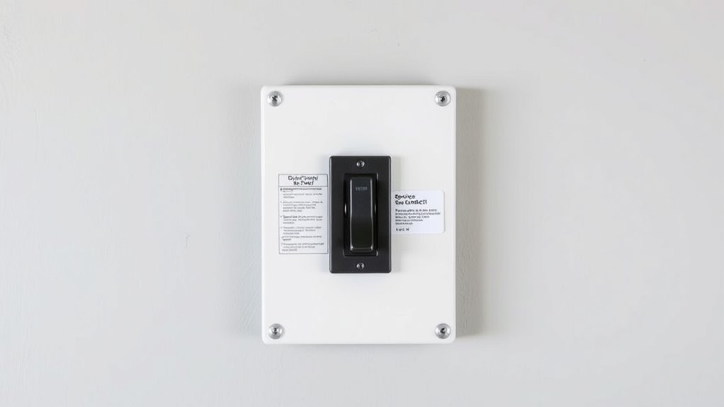 accessible switch placement ensures safety