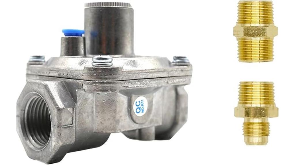 adjustable propane regulator system