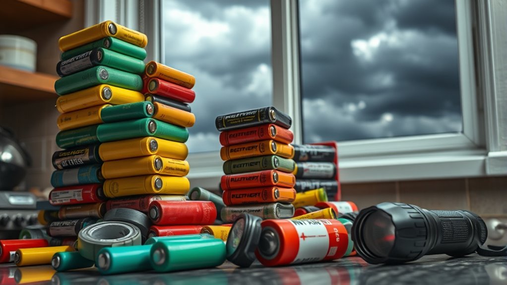avoid overstocking extra batteries