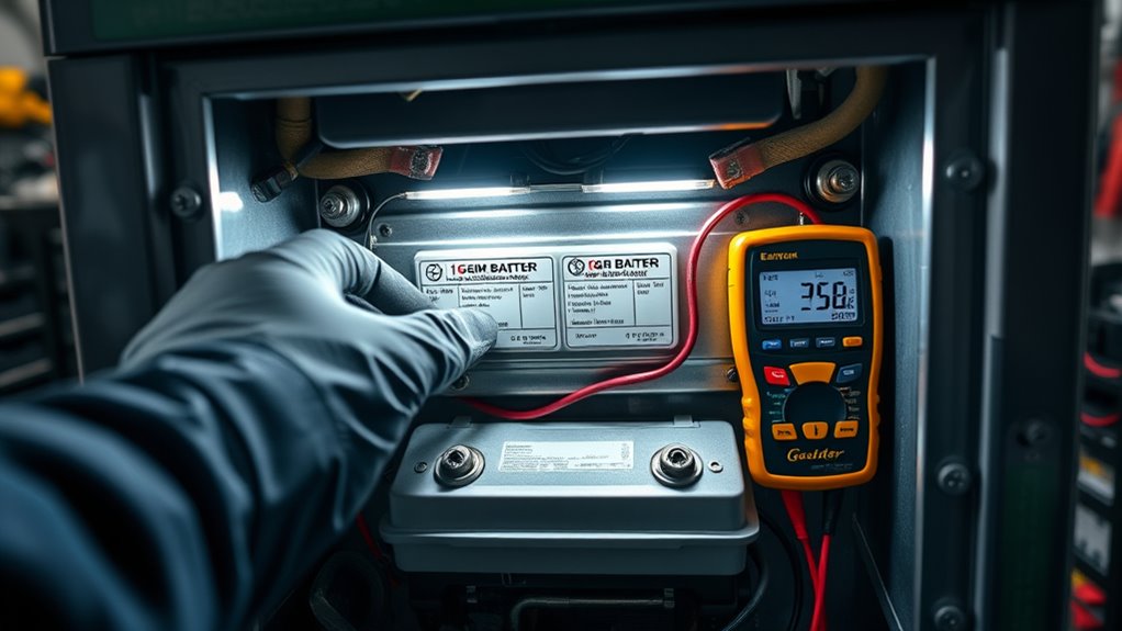 call professional for battery troubles