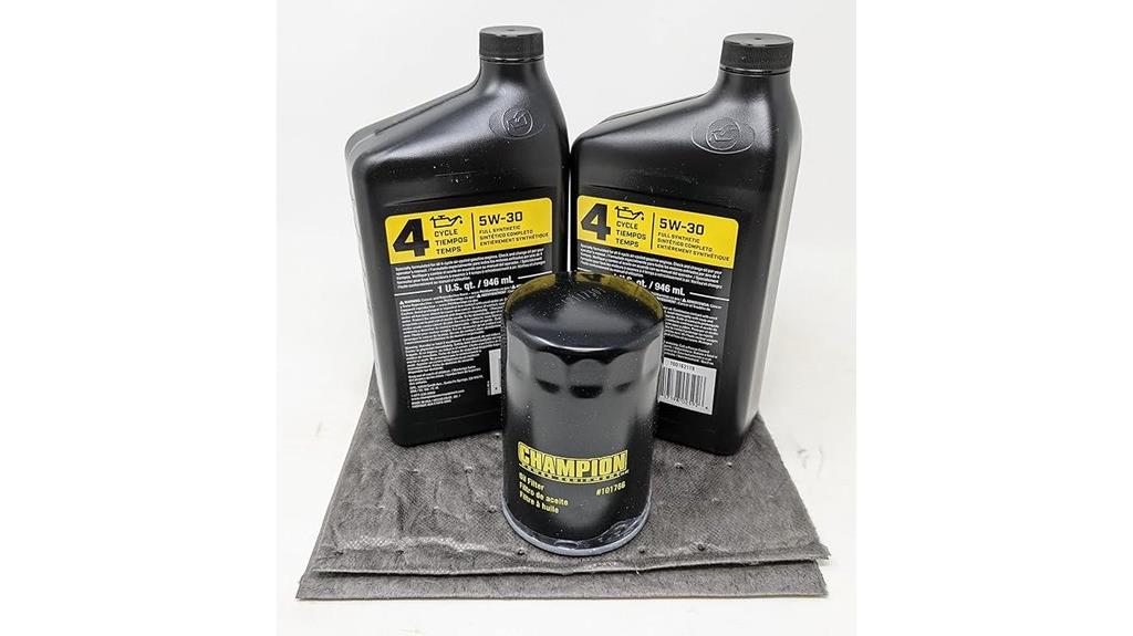 champion 5w 30 oil kit