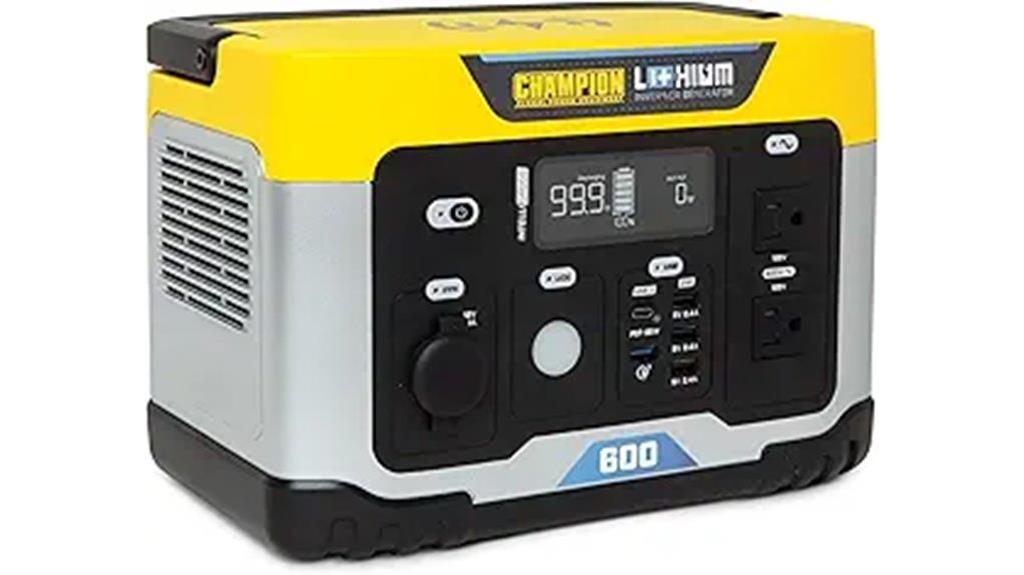 champion lithium ion solar generator