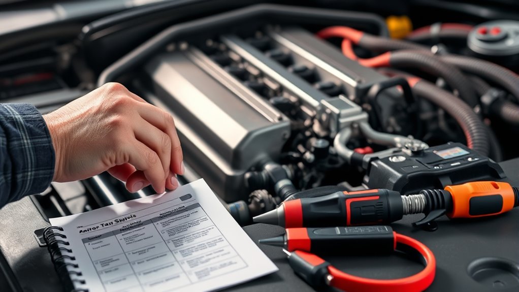 check battery and fuel