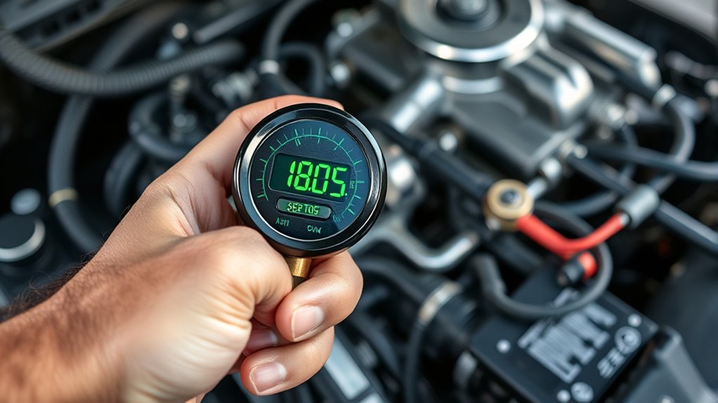 check engine oil pressure