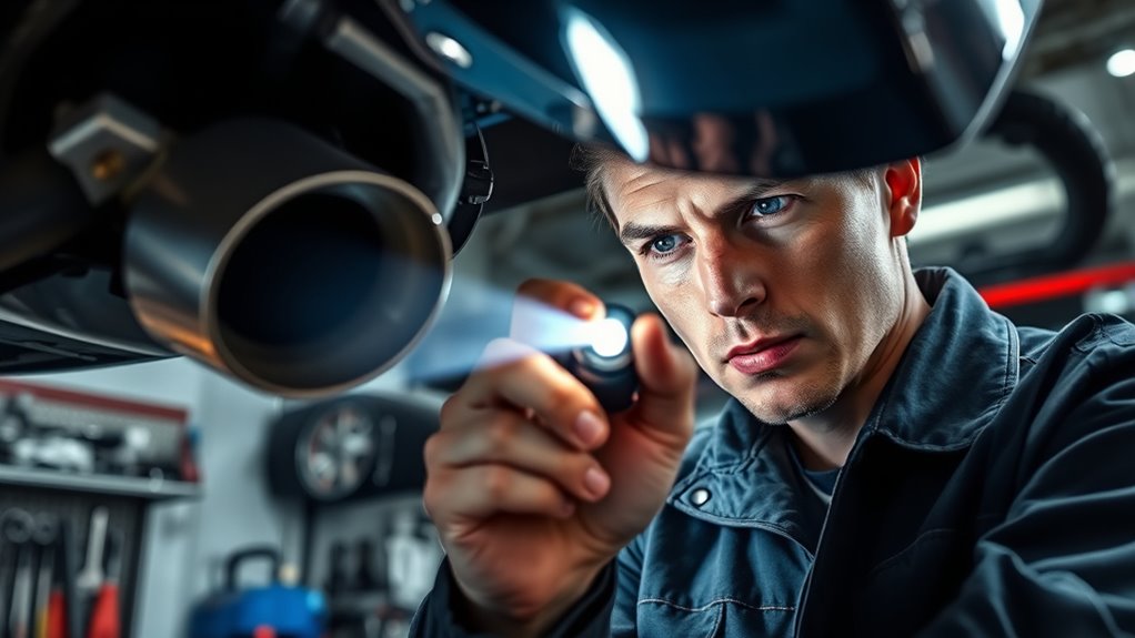 check for exhaust leaks