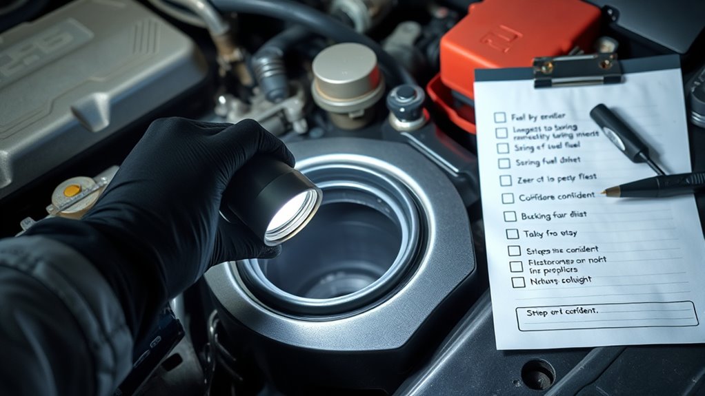 check fuel system components