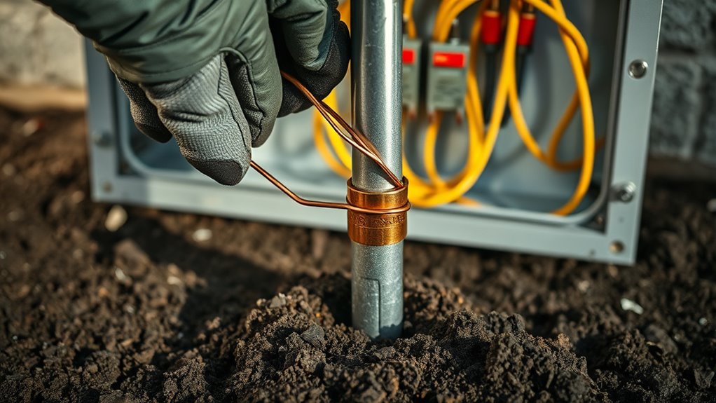 choose appropriate grounding electrode