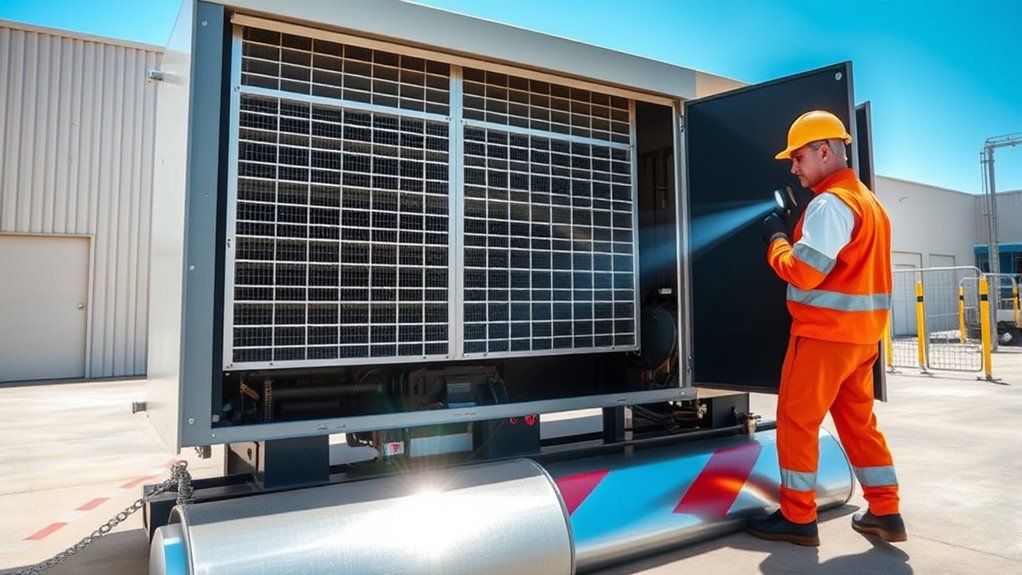 clear debris check fuel