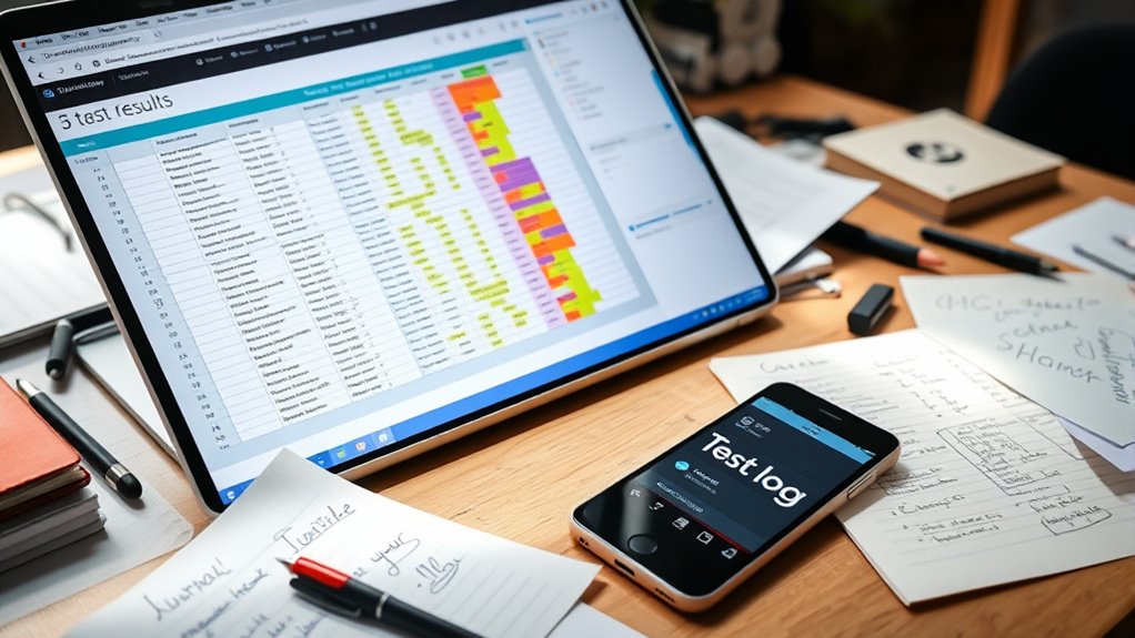consistent testing data documentation