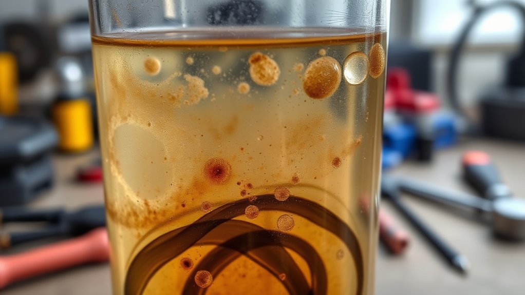 detect fuel color and smell