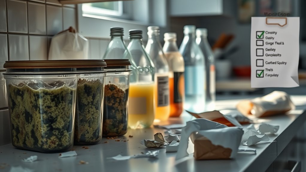 discard spoiled food promptly