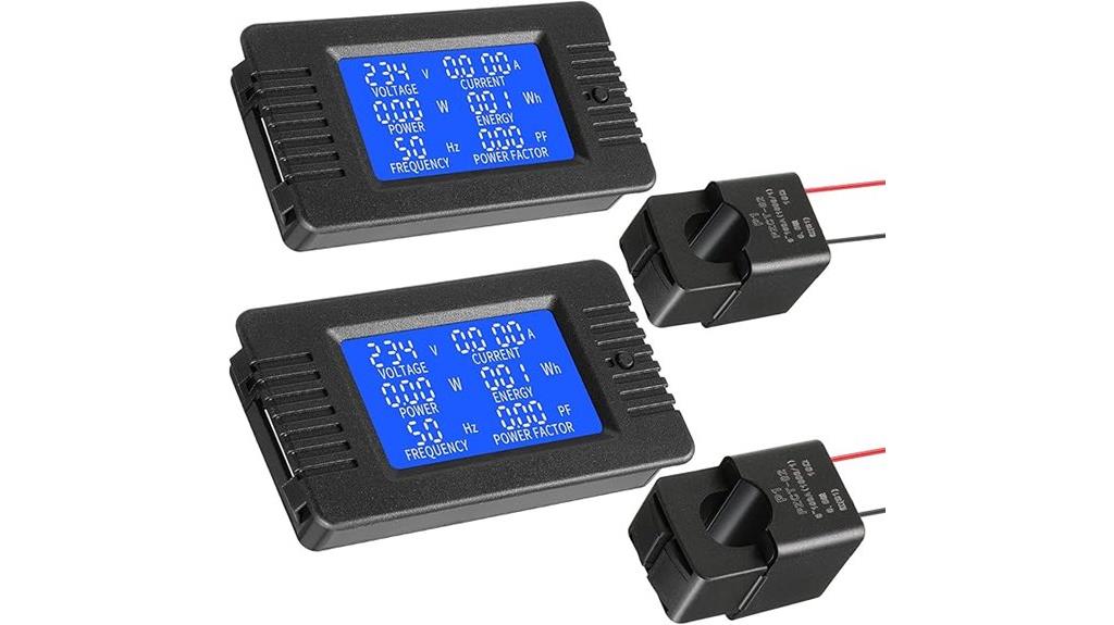 dual lcd power meter