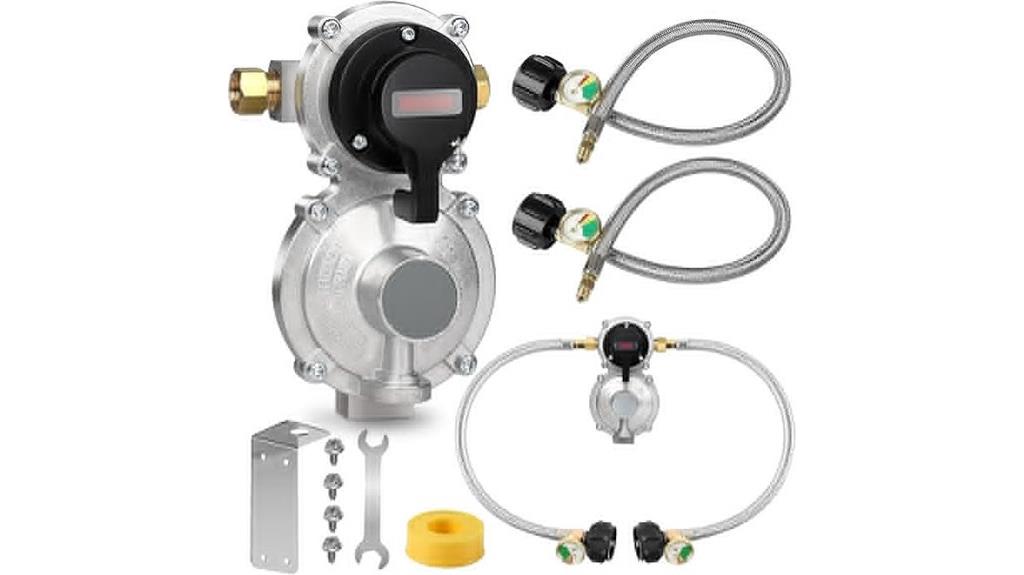 dual tank propane regulator