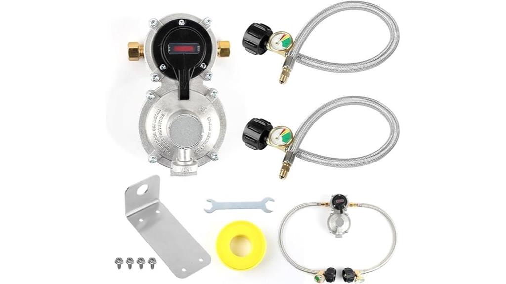 dual tank propane regulator