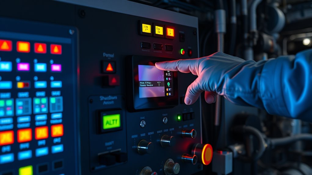 equipment protection shutdown alarms