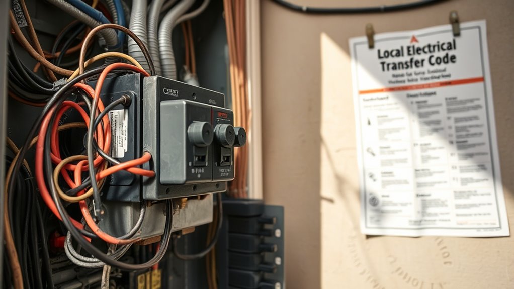 follow local electrical regulations