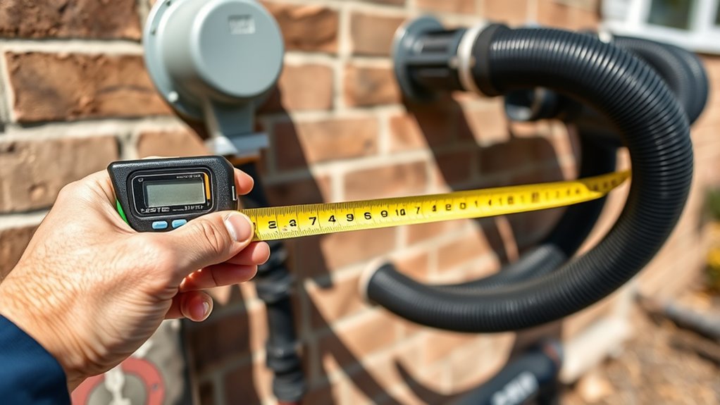 gas line size depends on distance