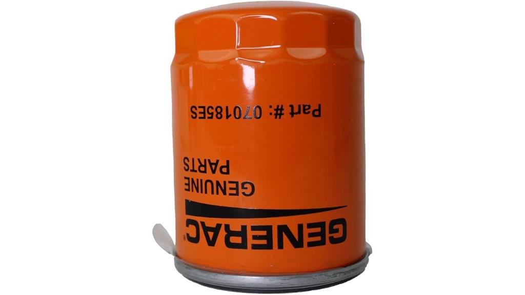 generac oil filter orange