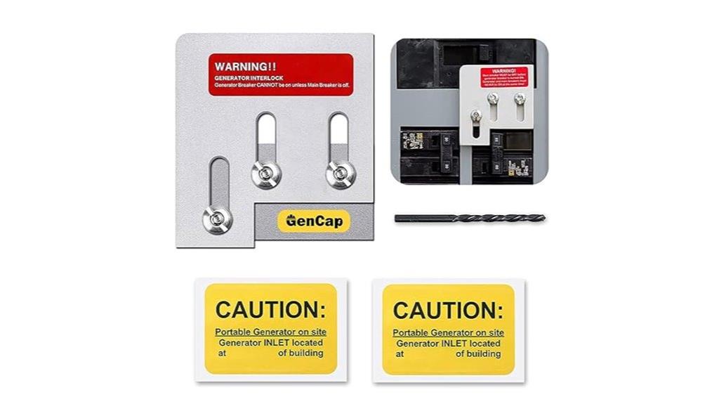 generator interlock kit specifications