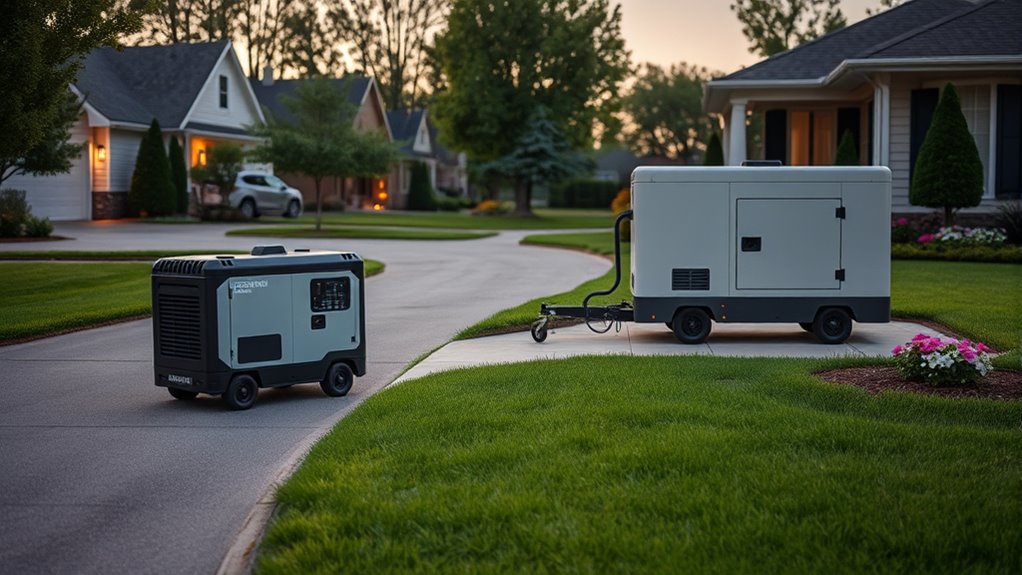 generator noise regulation differences