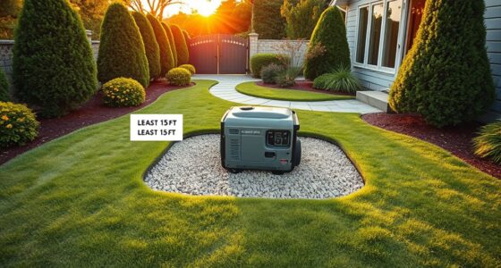 generator placement setback rules
