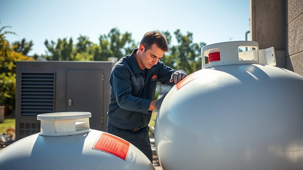 generator propane tank sizing