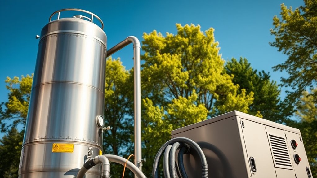 generator size determines propane storage
