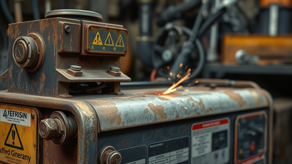 generator warning signs identified