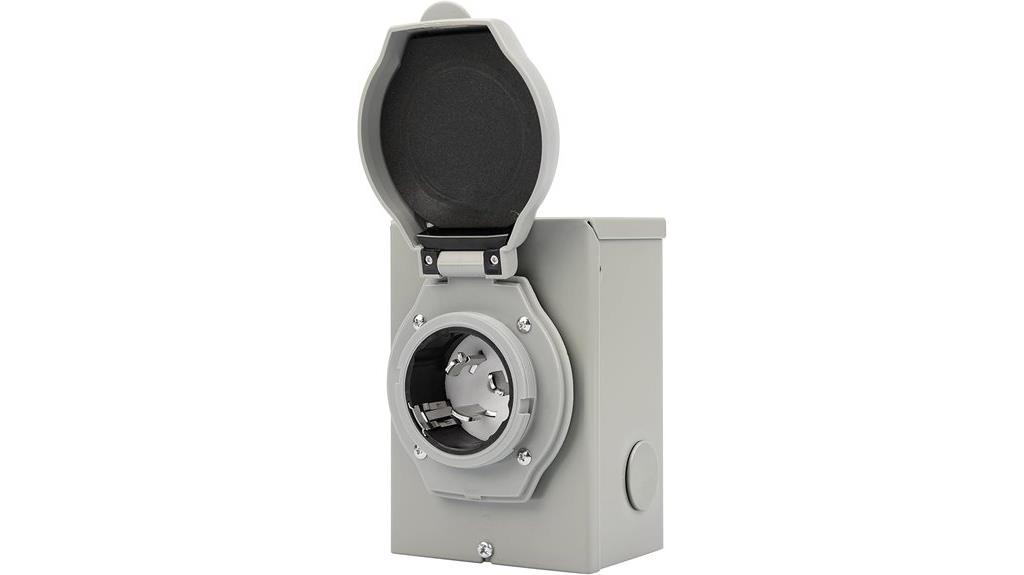 heavy duty generator inlet box