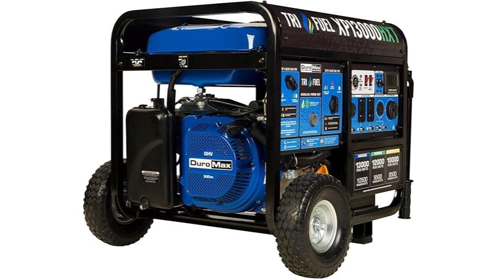 heavy duty tri fuel generator