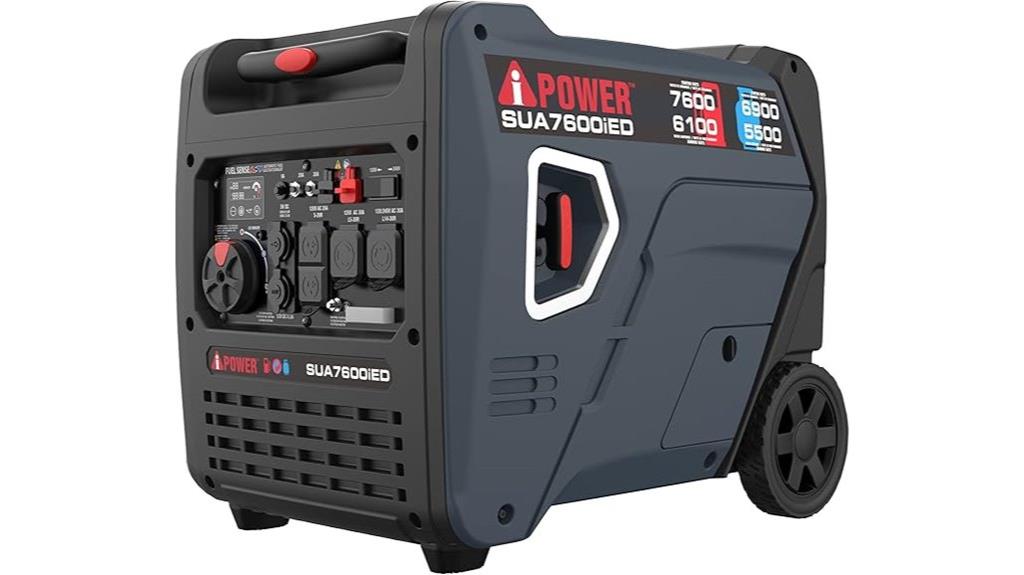high power dual fuel generator