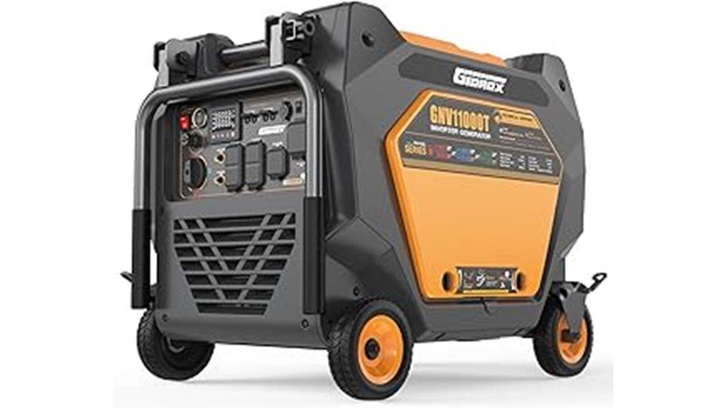 high power tri fuel generator