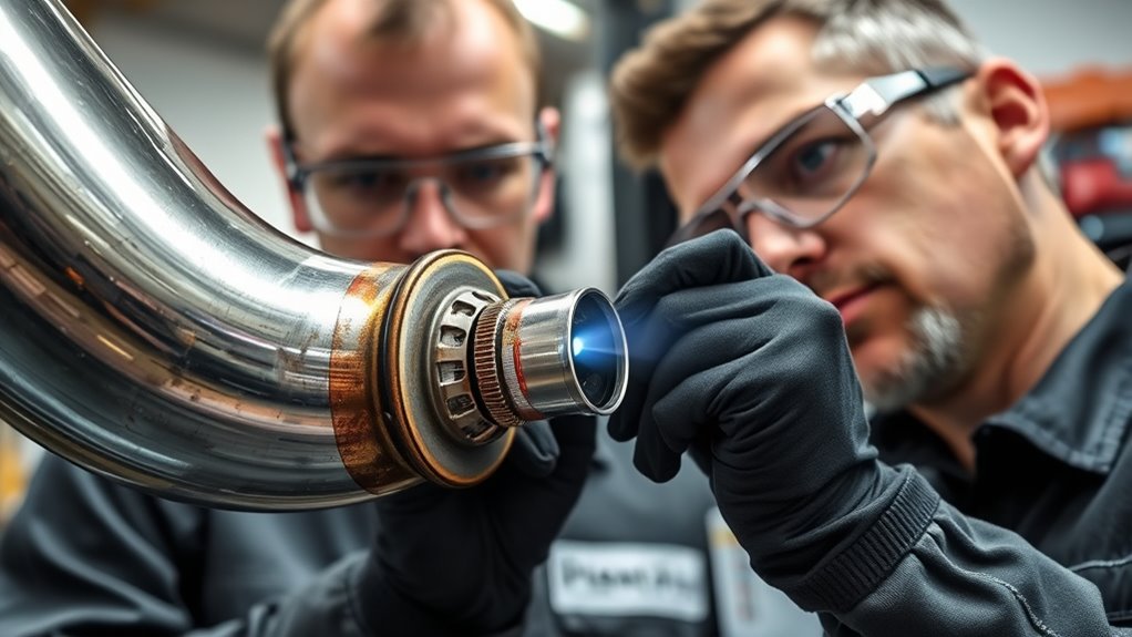 inspect exhaust system thoroughly