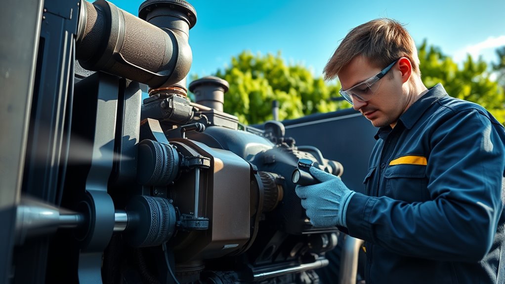 inspect tighten replace components