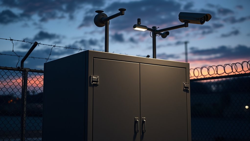 install cameras and sensors