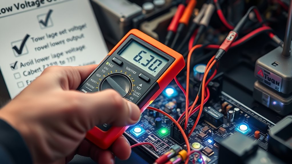 low voltage output mistakes