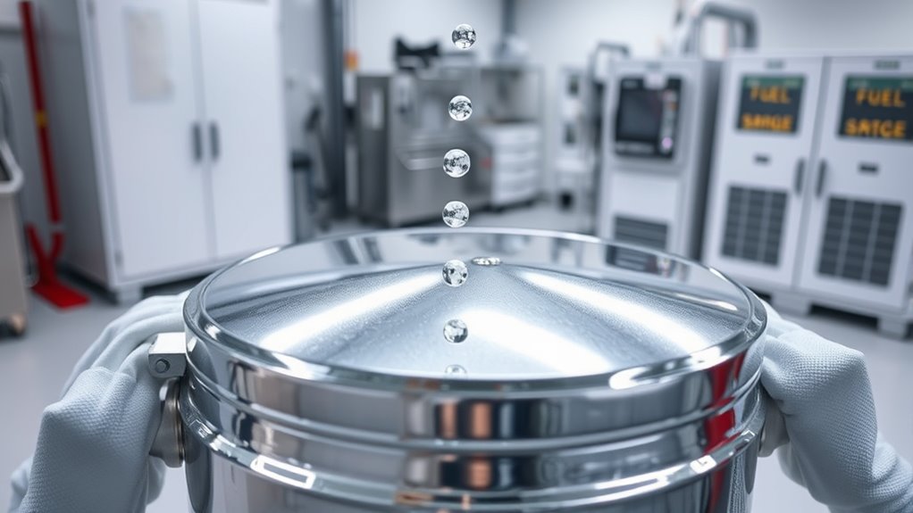 maintain fuel handling cleanliness