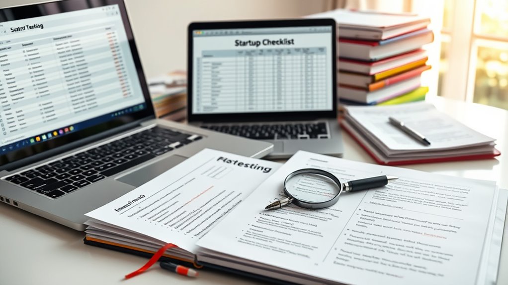 maintain thorough testing documentation