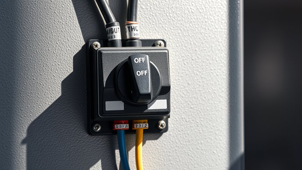 manual switch controls power transfer