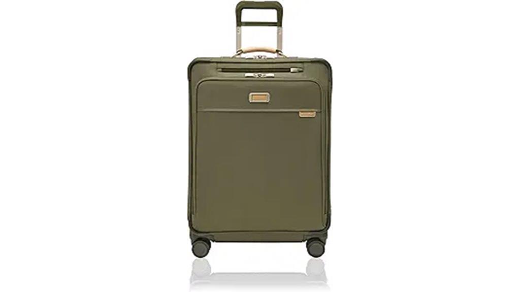 medium expandable spinner luggage