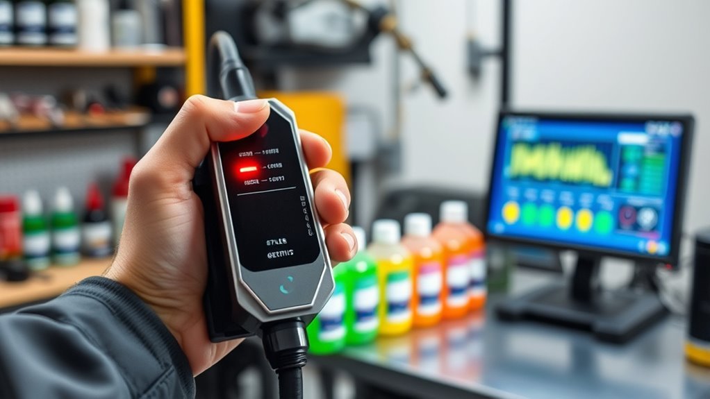 monitor test adjust additives