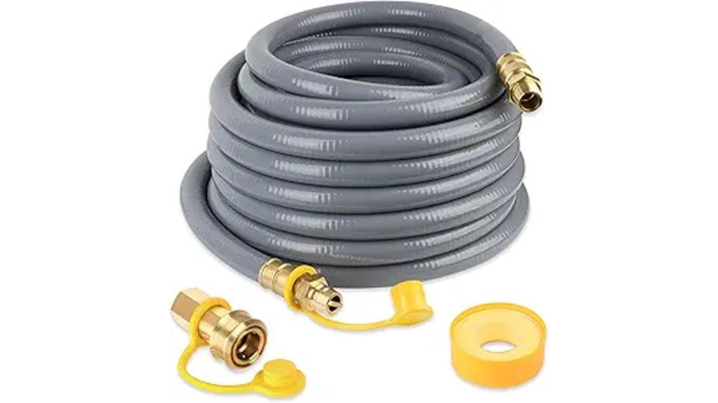 natural gas hose quick connect