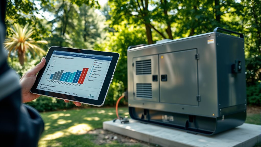 optimize generator fuel efficiency