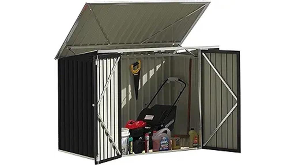 outdoor storage shed dimensions