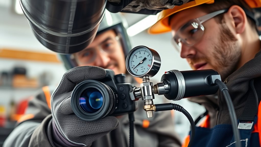 perform thorough leak inspections